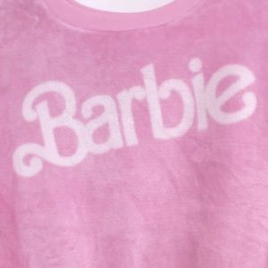 Baby pink soft fleece BARBIE pullover